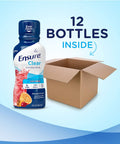 Ensure Clear Mixed Fruit Nutrition Drink Fat Free 12 Pack