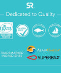 Total Omega3 Fish Oil from Wild Sockeye Salmon Alaskan Pollock Antarctic Krill Oil Astaxanthin Phospholipids Wax Esters for Better Absorption 960mg of EPA DHA Fatty Acids 120 Softgels