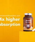 Zooki 500mg Liposomal Glutathione Capsules | 4X Higher Absorption | Ultimate Skin Liver Detox Energy Support | Natural Ingredients Vegan | (30 Servings)