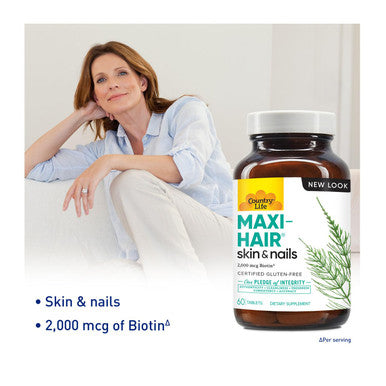Country Life Maxi-Hair Maximized 60 Tabs