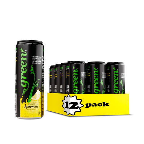 Green Cola Sugar Zero Calories Naturally Sweetened with 100% Stevia Leaf Extract Carbonated Soda 100% Cola Taste 12 Fl Oz each can Pack of 8