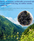 Premium Dried Black Mulberries Dried Mulberries Black Mulberry Tea Herbal Tea No Sugar Added & No Additives Dried Fruit Snack Ã©Â»â€˜Ã¦Â¡â€˜Ã¦Â¤Â¹Ã¥Â¹Â² Ã¦Â¡â€˜Ã¨â€˜Å¡ 280g/10oz