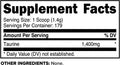 Primaforce Taurine Powder 250 Grams - Non-GMO & Gluten Supplement