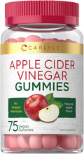 Carlyle Vegan Apple Cider Vinegar Gummies | 75 Count | Apple Flavor | Non-GMO Gluten | ACV Supplement