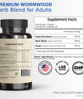 VINATURA Wormwood Black Walnut Clove 60 Capsules