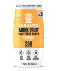 Lakanto Liquid Monk Fruit Extract Drops, Original, Erythritol Free Sugar Substitute Sweetener For Coffee, Tea, Smoothies, Oatmeal, Yogurt, Cocktails, Sugar Free, Vegan, Keto, Zero Sugar (1.76 Fl Oz)