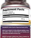 Amazing Nutrition Formulas Inositol Supplement | 500 Mg Per Serving | 100 Capsules | Non-GMO | Gluten | Made in USA | Pack of 2