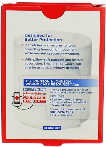 Band-Aid First Aid Covers Kling Rolled Gauze, Small 1 Ea Pack Of 2