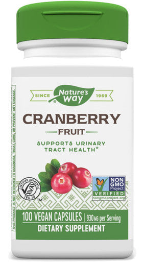 Nature's Way Premium Herbal Cranberry Fruit 930 mg per serving, 100 Capsules