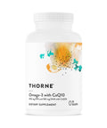 Thorne - Omega-3 With Coq10 - Fish Oil Supplement With Epa & Dha From Sustainably Sourced Fish - Supports Brain Skin Joint & Heart Health - Third-Party Certified - Gluten & Dairy-Free 90 Softgels