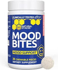 Saffron Supplement with Vitamin B3 Mood Support Supplement 14mg Saffron Extract and 62mg Vitamin B3 Niacin Mood Bites for Stress Relief Clinically Tested Affron 30 Citrus Peach Chewables