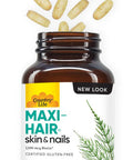 Country Life Maxi-Hair Supplement - 2000Mcg Biotin & Vitamins For Hair, Skin & Nails - Certified Gluten-& Vegetarian - Supports Hair Growth, 90 Tablets