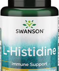 Swanson Amino Acid Ajipure L-Histidine Pharmaceutical Grade 500 Milligrams 60 Veg Capsules