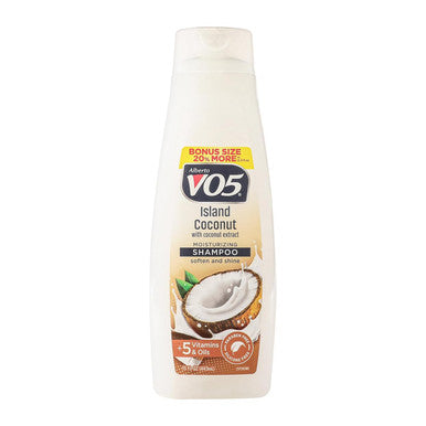 Alberto Vo5 - Island Coconut Moisturizing Shampoo - Hydrating Shampoo - With Coconut Milk Vitamin E And Biotin - Long Lasting Fragrance - 15 Oz