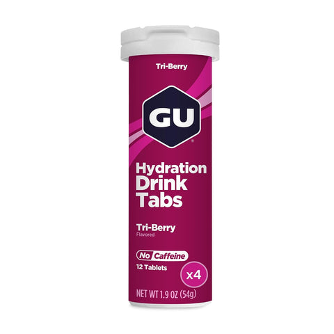 GU Energy Hydration Electrolyte Drink Tablets, Enhanced Endurance Sports Drink for Running, Cycling, Triathlon, 4-Count (48 Servings), Assorted Flavors