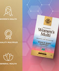 Solgar One Daily Women'S Multi Whole Body Support Highly Absorbable Delayed Release Vitamin For Women Supplement For Immune Heart Energy Stress Hair Skin Nails & Reproductive Health 60 Servings