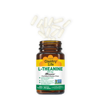 Country Life L-Theanine 200 Mg 30 Vcaps