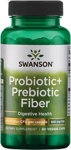 Swanson Digestive Health Essentials Bundle: Prebiotic + Probiotic Fiber and Tri-Fiber Complex