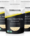 Terrasoul Superfoods Organic Pea Protein 4.5 Lbs 3 Pack