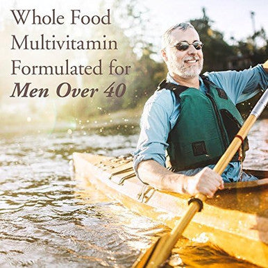 Garden Of Life Organics Whole Food Multivitamin For Men 40+ 120 Tablets, Vegan Mens Multi For Health & Well-Being Certified Organic Whole Food Vitamins & Minerals For Men Over 40 Mens Vitamins