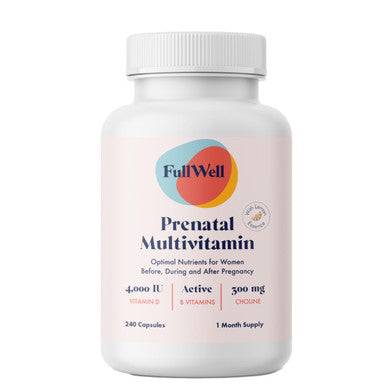 FullWell Women's Prenatal Multivitamin 240 Count (30 Servings)