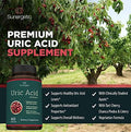 Sunergetic Premium Uric Acid Support Supplement Uric Acid Cleanse & Kidney Support Includes Tart Cherry, Chanca Piedra, Celery Extract & Turmeric - 60 Capsules