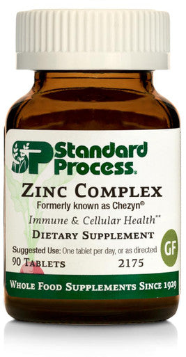 Standard Process Zinc Complex - Immune Support, Thyroid Support, Cognitive Health, And Blood Health Support With Iron, Zinc, And