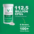 Visbiome - High Potency Probiotics 112.5 Billion CFU Live Bacteria 60 Capsules