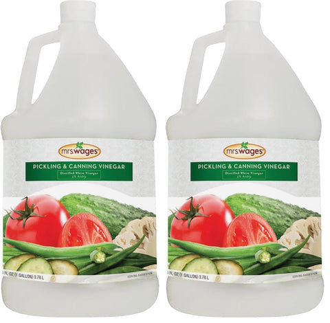 Mrs. Wages Pickling & Canning Vinegar, Well-Balanced Vinegar, 1 Gallon Jug | Versatile, great-tasting vinegar ideal for canning and everyday cookingÃ¢â‚¬â€perfect for a wide range of homemade recipes
