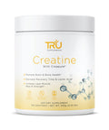 TRU Supplements Creatine | 100% Pure Patented Creapure | Increase Strength & Boost Stamina | Build Lean Muscle with Zero Water Retention or Bloating | Clinically Tested and Safe | 100 Servings