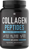 Sports Research Collagen Peptides 32oz Keto MCT Oil Softgels 240ct Bundle