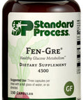 Standard Process Fen-Gre - With Rice Bran, Okra Fruit, And Fenugreek - 150 Capsules