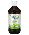 NOW Foods BetterStevia Organic Zero-Calorie Liquid Sweetener, Keto Friendly, Suitable for Diabetics, No Erythritol, 8-Ounce