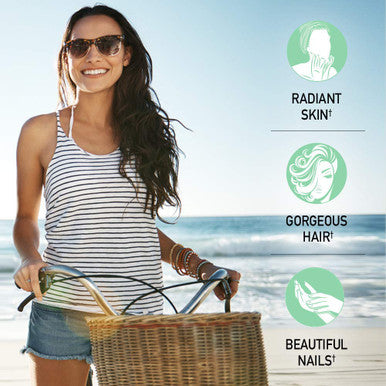 Garden of Life Grass Fed Collagen Greens Beauty Powder - Apple 14 Servings Collagen Powder For Women Skin Hair Nails Joints Collagen Peptides Powder Collagen Protein + Greens Collagen Supplement