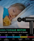 Cholas Massage Gun, Muscle Therapy Gun For Athletes, Deep Tissue Percussion Body Muscle Massager With 30 Adjustable Speeds, 6 Types Of Massage Heads, Handheld Massager For Neck Back Pain Relief
