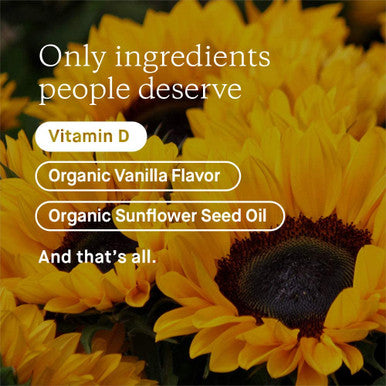 Genexa Infants Vitamin D Drops 90 Servings Promotes Healthy Growth Organic Gluten Free NonGMO