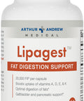 Arthur Andrew Medical Lipagest - Concentrated Lipase Enzyme - 20,000 FIP - Optimal Digestion of Fats - Nutrient Absorption - Gallblader & Keto Support - Dairy-Free & Vegan - 90 Capsule