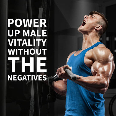 [Men Over 30, Power Up ]- Hair Thinning Low Manhood Energy Doctor Endorsed, Comprehensive Support For Vitality, Manhood, Hair Support, Focus, All While Combating Negative Dht Effects
