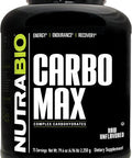 Nutrabio CarboMax Maltodextrin - Complex Carbohydrate Powder for Sustained Energy - Calorie Rich for Muscle and Weight Gain - Unflavored - 5 Pounds 75 Servings