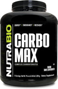 Nutrabio CarboMax Maltodextrin - Complex Carbohydrate Powder for Sustained Energy - Calorie Rich for Muscle and Weight Gain - Unflavored - 5 Pounds 75 Servings