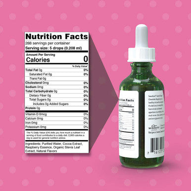 Sweetleaf Sweet Drops - Flavored Stevia Liquid Sweetener Organic Stevia Extract Zero Calories Gluten Keto Friendly Non GMO Natural Flavors Sugar Alternative - Chocolate Raspberry 2 Fl Oz