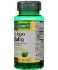 Nature's Bounty Ginkgo Biloba 120 Mg Double Strength - 100 Capsules Pack Of 2