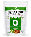 Monk Fruit Sweetener with Erythritol - Sugar Substitute for Baking & Drinks - Zero Calorie Sugar Alternative - Zero Carb - Keto Friendly Sweetener - Non GMO Gluten Free Sweetener - 3 Pound