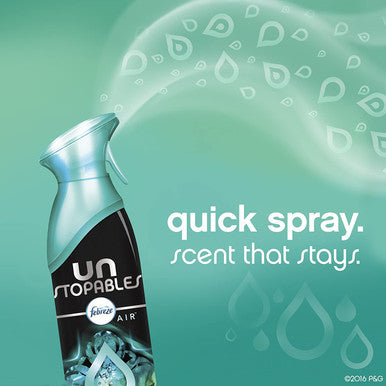 Febreze Unstoppables Fresh Aerosol 300 Ml Pack Of 6