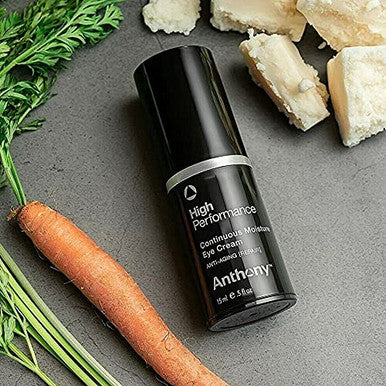 Anthony Anti-Aging Continuous Moisture Eye Cream, 0.5 Fl Oz, Contains Vitamin A, C, and E, Caffeine, Jojoba, Squalane, Reduces Puffiness and Appearance Of Dark Circles and Fine Lines, Hydrates Skin.