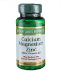 Nature's Bounty Calcium-Magnesium-Zinc Caplets 200 Caplets (2 X 100 Count Bottles)