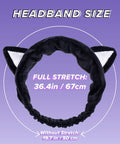 I Dew Care Face Wash Headband - Black Cat + Tweezer - Tweeze The Day Bundle