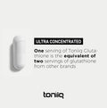 Toniiq Ultra High Strength Glutathione Capsules 1000mg Concentrated Formula 98% Highly Purified and Bioavailable Non GMO Fermentation 60 Capsules Reduced Glutathione Supplement