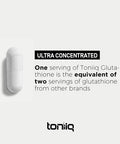 Toniiq Ultra High Strength Glutathione Capsules 1000mg Concentrated Formula 98%+ Highly Purified and Bioavailable Non GMO Fermentation 240 Capsules Reduced Glutathione Supplement