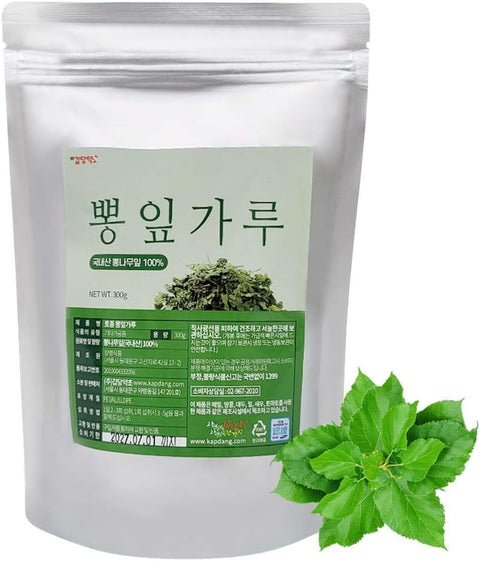 Korean Mulberry Leaf PowderÃ¢â‚¬â€œ 100% Pure Dried from Korea, Herbal Ingredient for Tea, Natural Plant-Based Powder Ã«Â½â€¢Ã¬Å¾Å½ÃªÂ°â‚¬Ã«Â£Â¨ (10.6 oz (300g), Mulberry Leaf)